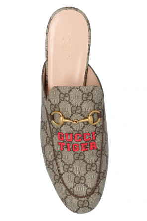 Gucci tiger hot sale slides womens